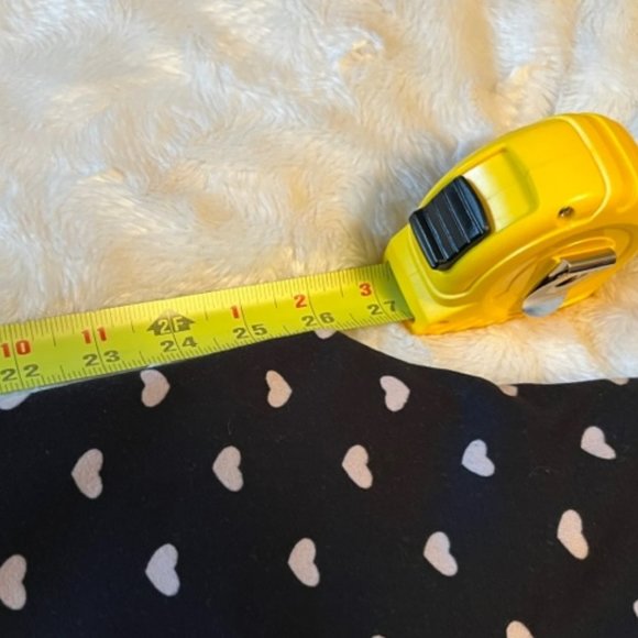 2/$40 Just Cozy Black Leggings with Hearts Ladies Size XS/S NWT - Picture 7 of 11